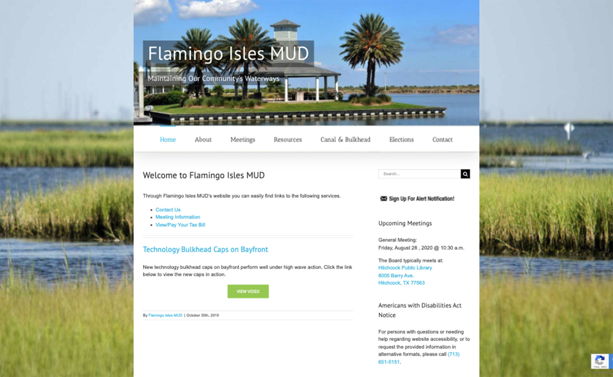 Flamingo Isles MUD Infinity Services LLC